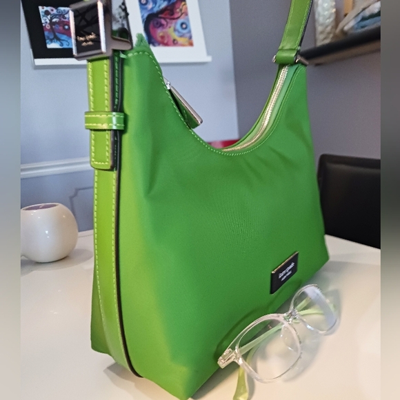 Kate Spade Sam Green Shoulder Bag Nylon - Picture 2 of 7